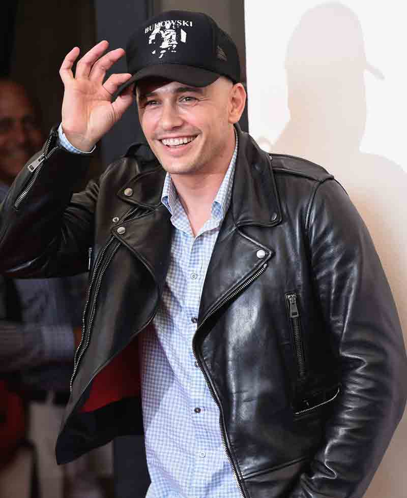 Zeroville James Franco Black Leather Jacket